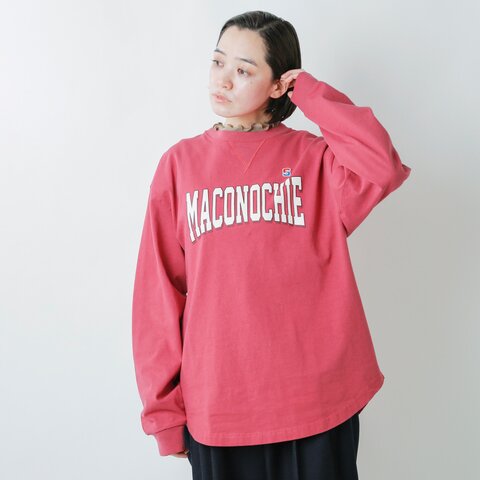 Shinzone|コットン クルーネック ロング プリント Tシャツ “MACONOCHIE LONG TEE” シンゾーン 22amscu11-yo
