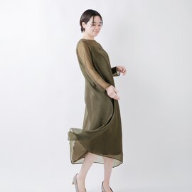 kaene｜シアー Aライン ドレス 100762-yo