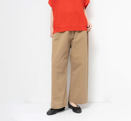 ORDINARY FITS|ordinary fits オーディナリーフィッツ 180-BEG ベルパンツ ベージュ BELL PANTS BEIGE