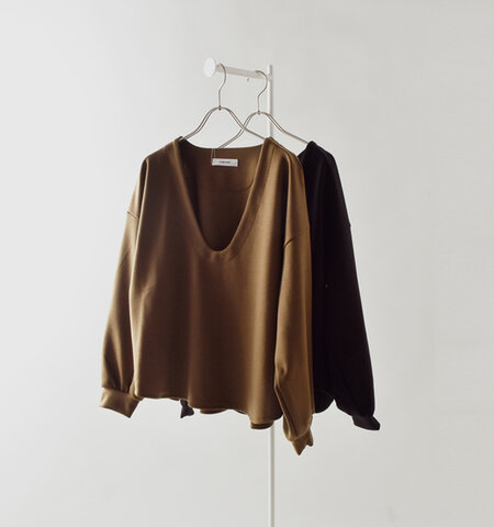 Le Melange|ウールミックス ストレッチ ポンチ オーバーサイズ プルオーバー 8551009