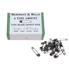 MERCHANT ＆ MILLS｜FINE BLACK SAFETY PINS