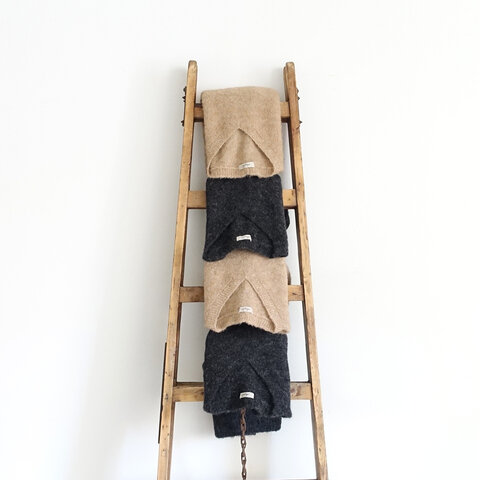 ichi Antiquités|Alpaca Wool V-neck Knit Pullover