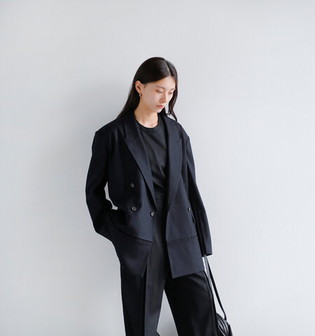 JUN MIKAMI|ウール フラノ ダブル ジャケット 25aw-1-j-kk