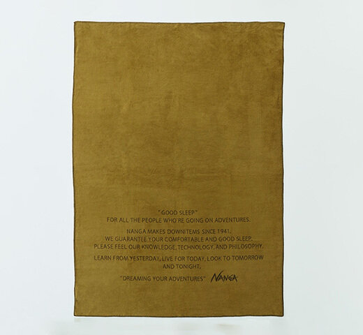 NANGA|NANGA ナンガ GOOD SLEEP MONOCHROME COTTON BLANKET S/グッドスリープモノクロームコットンブランケット シングル