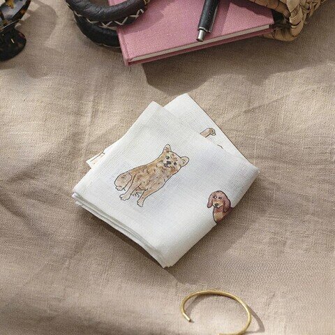 fog linen work|イザベル ボワノ ハンカチ 犬たち kurashisha