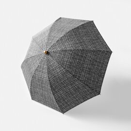 Bon Bon Store｜晴雨兼用 防水＆UV撥水加工 ドローイングチェック 折りたたみ傘 bon-22006-tr 日傘 レイングッズ