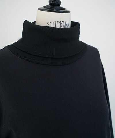 Mochi｜turtle-neck cut & saw [black/・1]