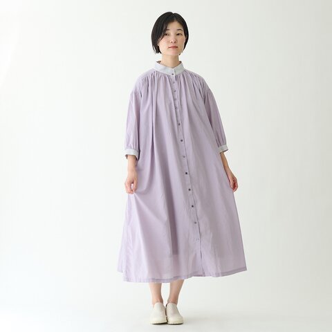 TUTIE.|コットンボイルガーゼギャザーワンピース