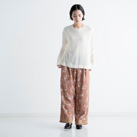 MANON|SOFT KNIT CREW LONG SLEEVE TEE
