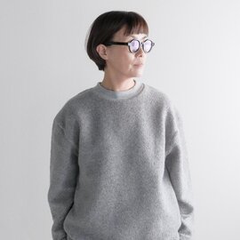 MUYA|ウールパイル クルーネックTシャツ/No.2618