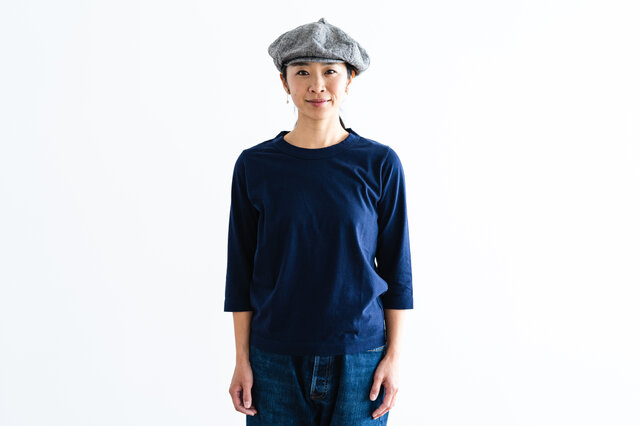 ネイビー / M 着用、モデル身長:160cm