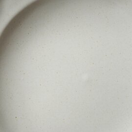 よしざわ窯｜き９３　　白い洋まる小皿