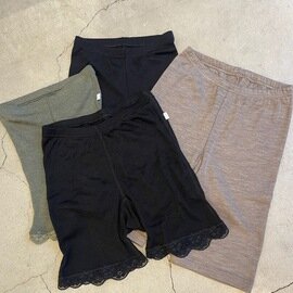 joha|メリノウール・シルク ハーフレギンス