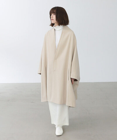 Mochi｜cape coat [off beige]