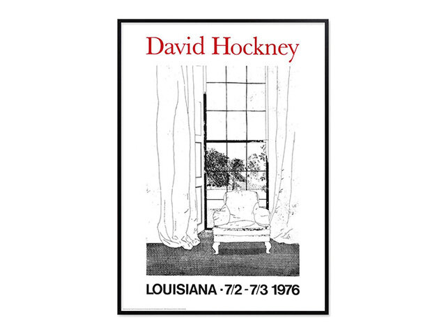 ルイジアナ近代美術館｜ポスター David Hockney's Graphic Works