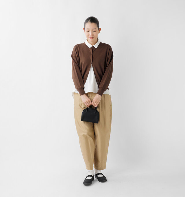 model mizuki：168cm / 50kg 
color : brown / size : F