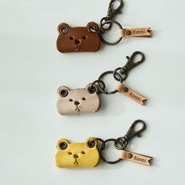 Kanmi|ゆらりと揺れて、心までやさしくなる「クマ キーリング(S)」【S25-07】