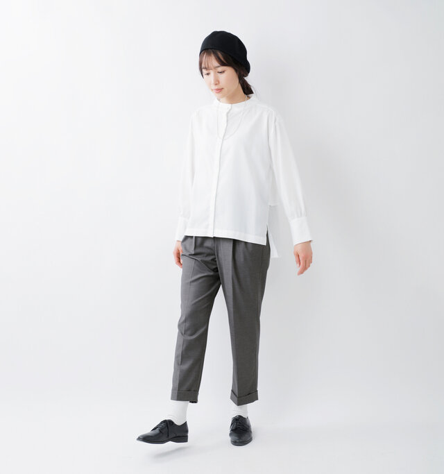 model mizuki：168cm / 50kg 
color : gray / size : 40