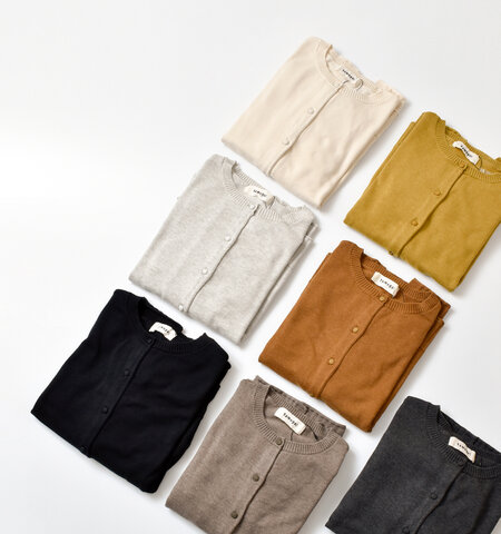 【2019AW】tumugu|ランダムリブコットンニットカーディガン tk19302-mm