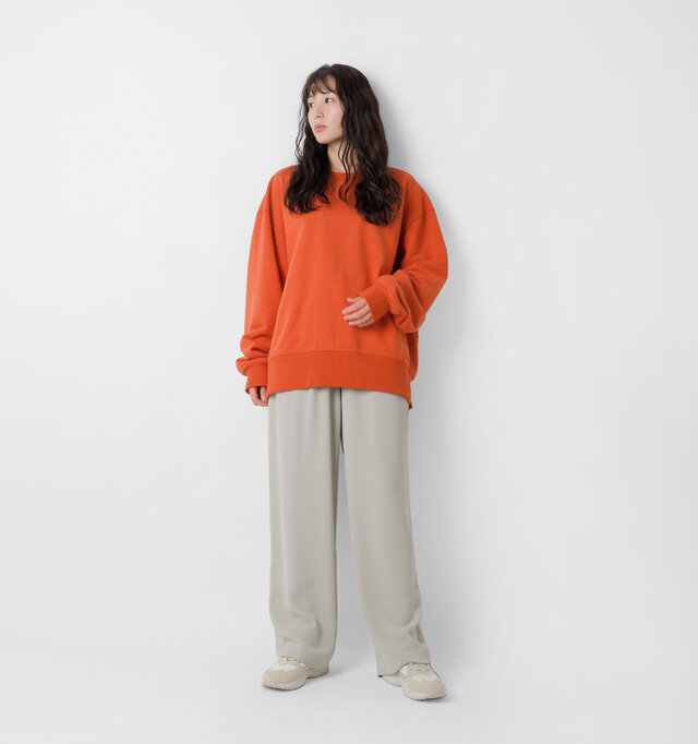 model mizuki：168cm / 50kg 
color : orange / size : 1
