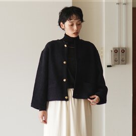 ORCIVAL|パイルニット ブークレカーディガン Pile Knit Boucle Cardigan OR-D0127 KBT オーシバル オーチバル