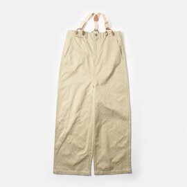 RHODOLIRION｜アーミー チノ サスペンダー パンツ “Army Chinos Suspenders Pant” mp839-mt サロペット ワイドパンツ