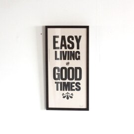 A TWO PIPE PROBLEM LETTERPRESS|A TWO PIPE PROBLEM LETTERPRESS EASY LIVING Mサイズ