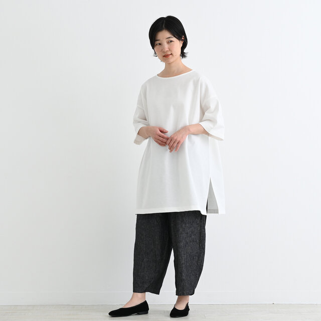 モデル身長 163cm 着用カラー ホワイト