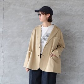 Veritecoeur|VC-2857 コットンギャバジンテーラードジャケット