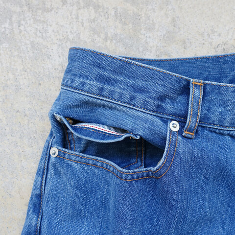 ichi｜DENIM Loose 5 Pocket Pants