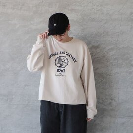 ALL HOURS|8.8OZ スウェット”TRAVEL AND CULTURE"
