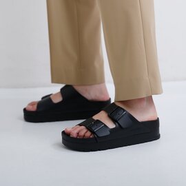 Papillio by BIRKENSTOCK|パピリオ バイ ビルケンシュトック アリゾナ フレックス プラットフォーム エクスクイジット レザー ナロー サンダル Arizona Flex Platform Exquisite