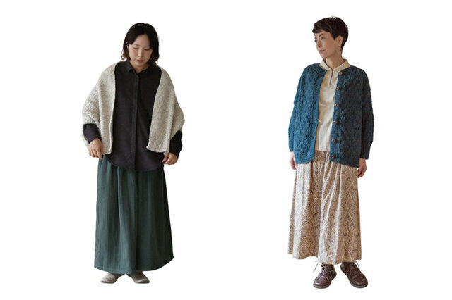 左:モデル156cm 右:モデル160cm