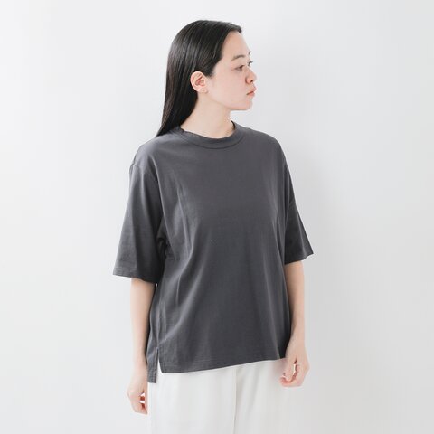 RINEN|60/2 スーピマ 天竺 コットン 半袖 クルーネック プルオーバー r19513-kr