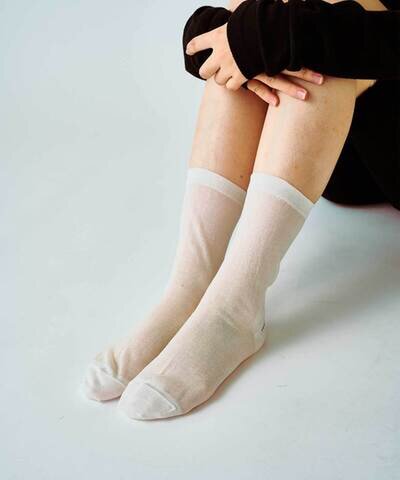 YUQRI|Chiffon 靴下 蒸れない靴下 シアー 消臭効果 機能性