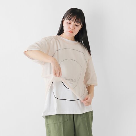 STAR&STRIPE|クルーネック シアー Tシャツ ssmd-090-mn