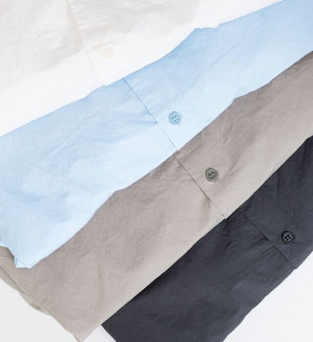 color : 上からWHITE / BLUE / KHAKI BEIGE / SUMIKURO