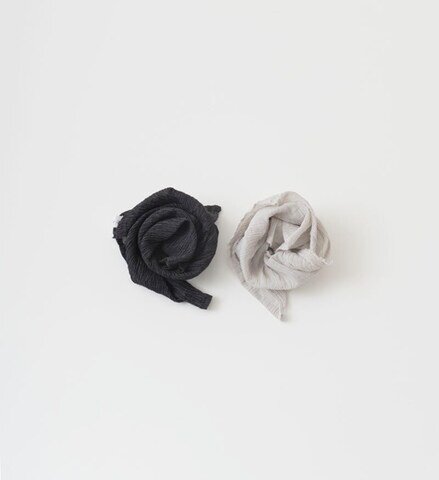 Veritecoeur|ストール NT-122S-B【コットン】【限定】【ストライプ】