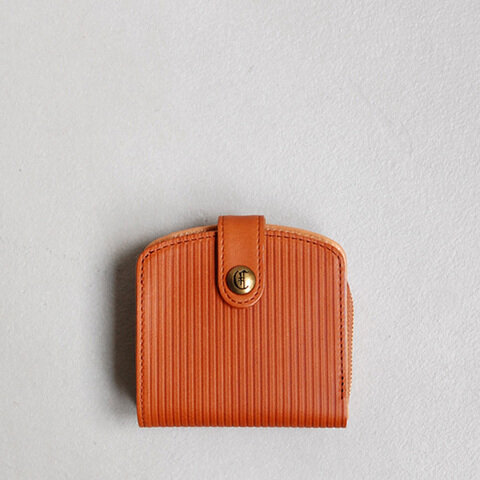 CLEDRAN｜RAY SMALL WALLET bicolor レザー二つ折り財布 ミニ財布