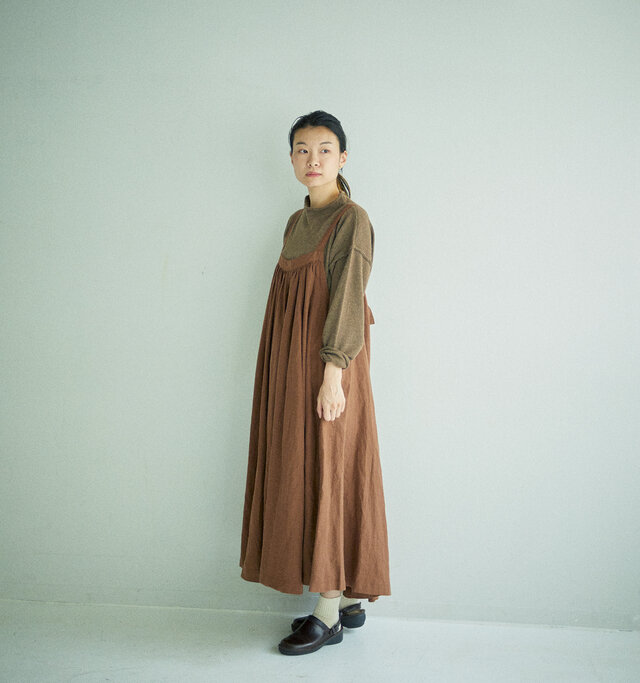 モデル161cm 着用サイズ:0(BROWN)