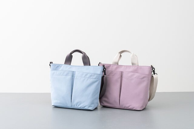 LIVING BASIC|気が利く撥水2WAYショルダートート M 新生活 旅行 買い物 お出かけ ショルダーバッグ 母の日 ギフト