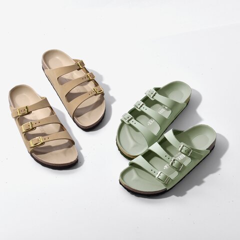 BIRKENSTOCK|フロリダ ヌバック レザー ナロー サンダル “Florida” florida-same1-fn