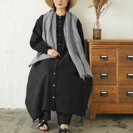 TUTIE.|【megumi×TUTIE.】リネン丸襟ワンピース|受注生産|5月上旬発送