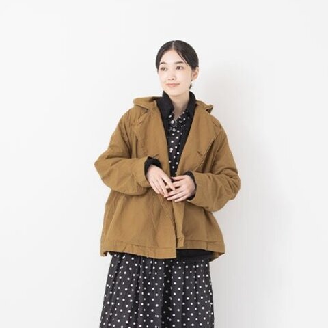 Veritecoeur|※Veritecoeur online 限定※ダブルボタンショートフードコート NT-111【アウター】