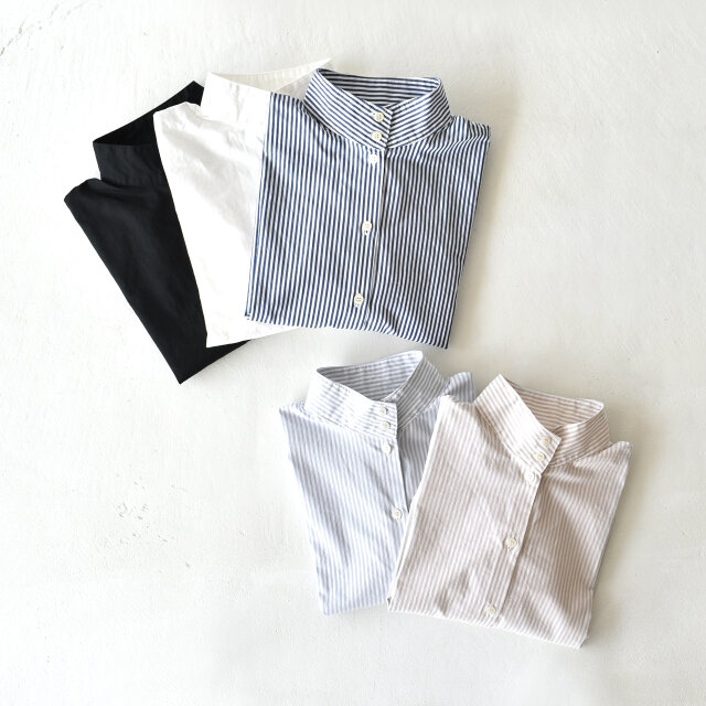 今季はCrouka別注カラー【beige stripe】【gray stripe】を加えた5色をご用意しました。軽やかなストライプカラーはスポーティーミックスにもオススメ◎。素材感たっぷりのソリッドカラーもコーデを選ばず着回し力抜群です。