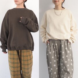NARU|(ナル) 30/10タンブラー起毛 ドロストトレーナー 674005 スウェット
