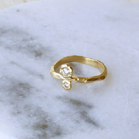 ENAMEL COPENHAGEN|Sparkling and Organic Ring (スパークリング&オーガニック リング)【メール便】