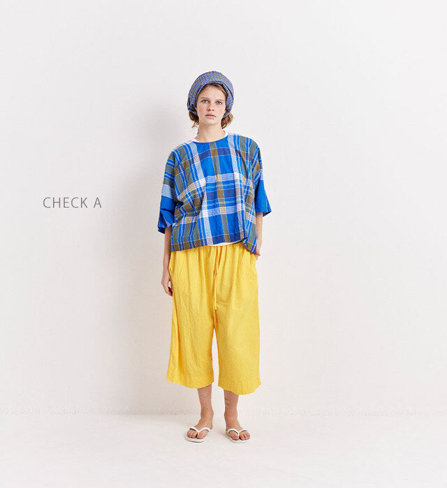 color : CHECK.A , model : 170cm