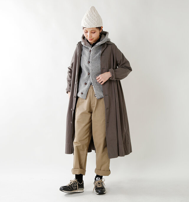 model yama:167cm / 49kg
color : heather gray / size : 14