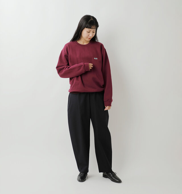 model mayuko:168cm / 55kg
color : wine / size : M